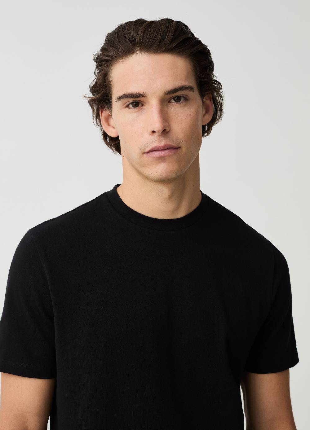 Ovs T-shirt Girocollo In Cotone Stretch