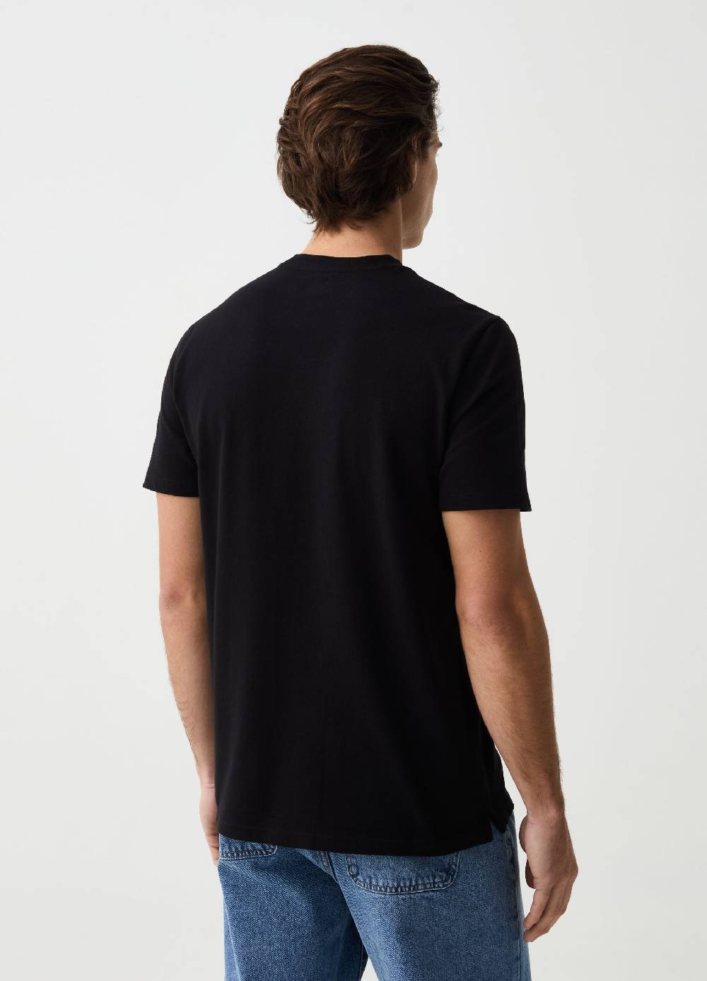 Ovs T-shirt Girocollo In Cotone Stretch