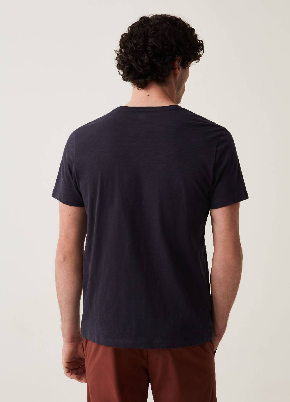 Ovs T-shirt Girocollo In Slub Jersey