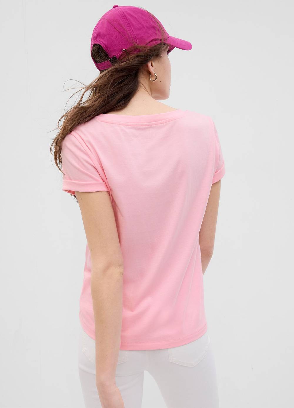 Ovs T-shirt In Cotone Bio Con Scollo A V