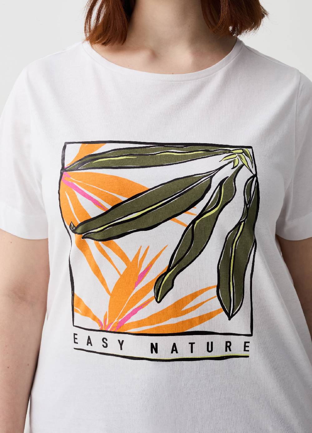 Ovs T-shirt In Cotone Bio Con Stampa Curvy