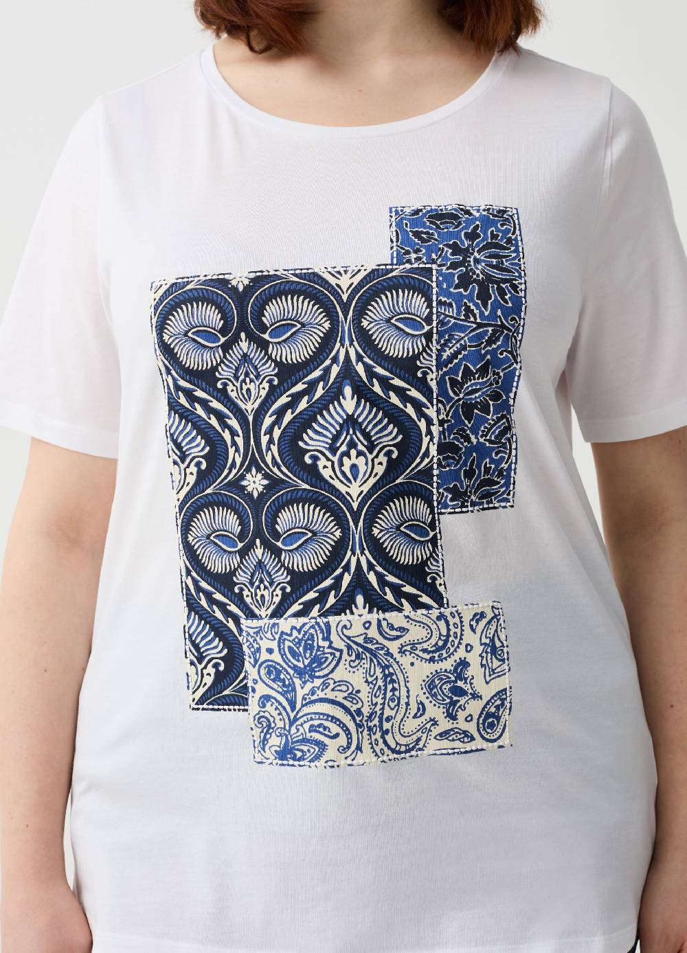 Ovs T-shirt In Cotone Bio Con Stampa Curvy