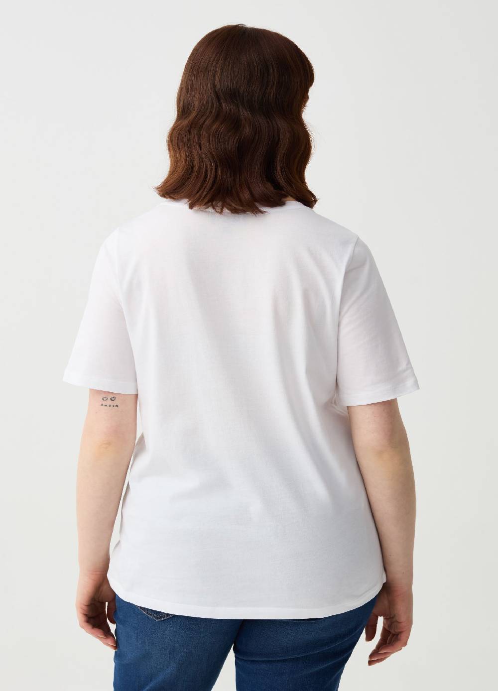 Ovs T-shirt In Cotone Bio Con Stampa Curvy