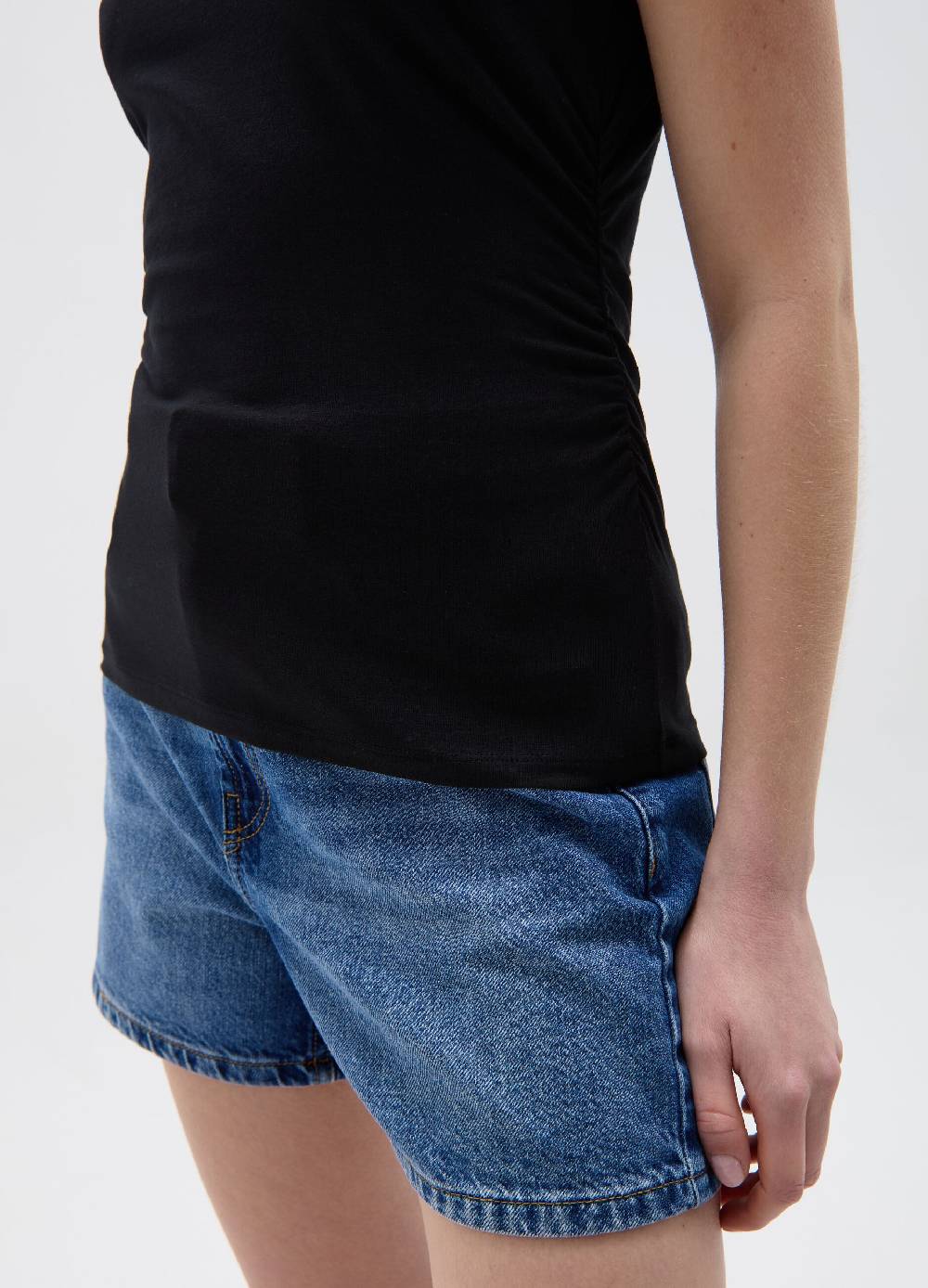 Ovs T-shirt In Cotone Con Arricciatura