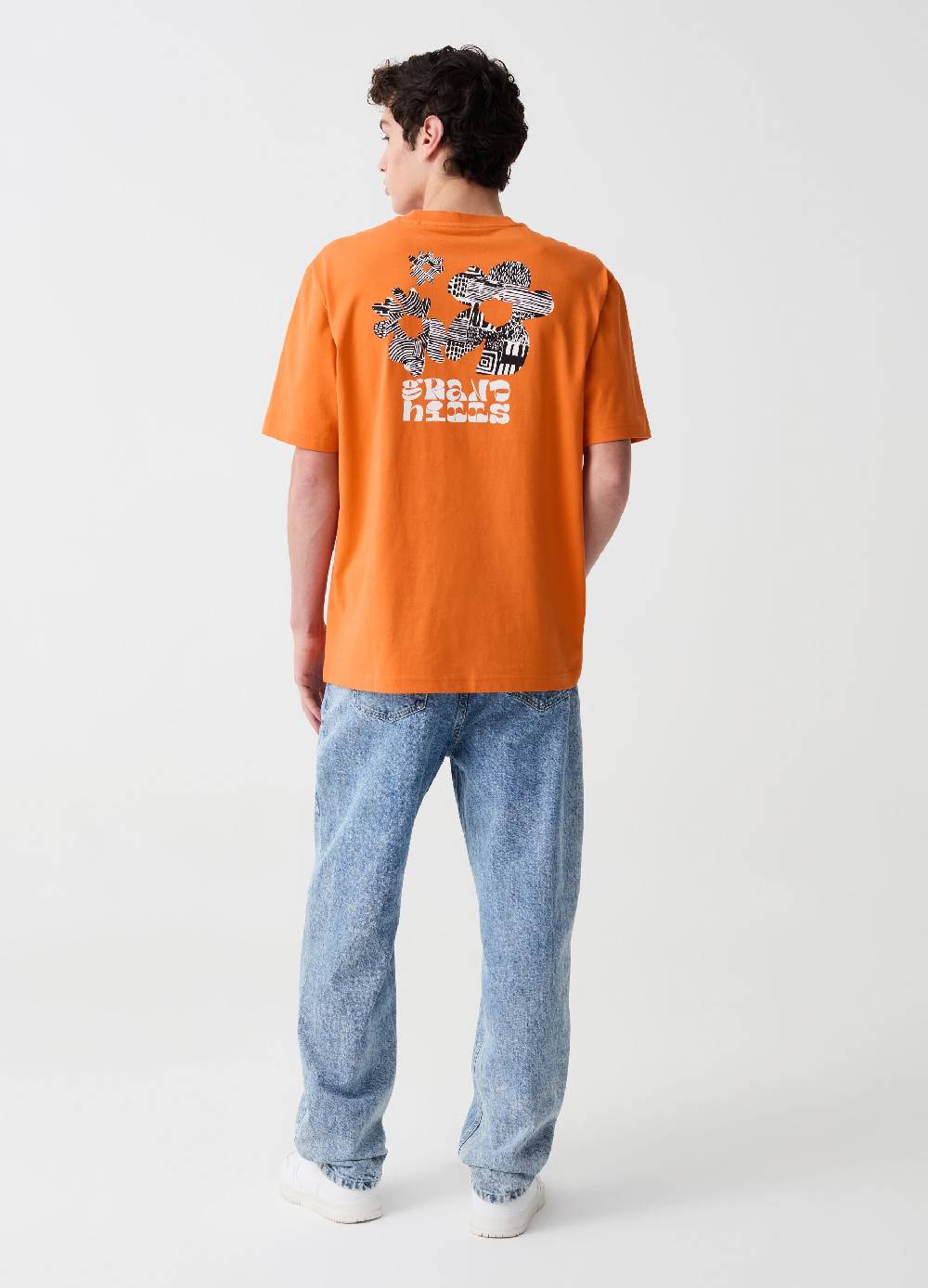 Ovs T-shirt In Cotone Con Disegno A Fiori