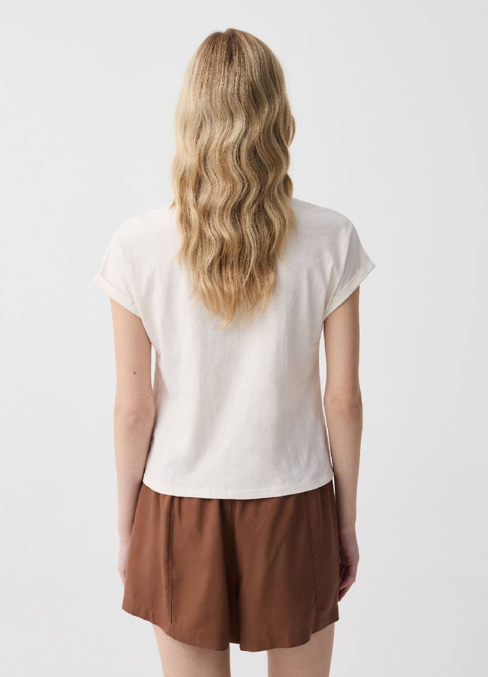 Ovs T-shirt In Cotone Con Inserto Crochet