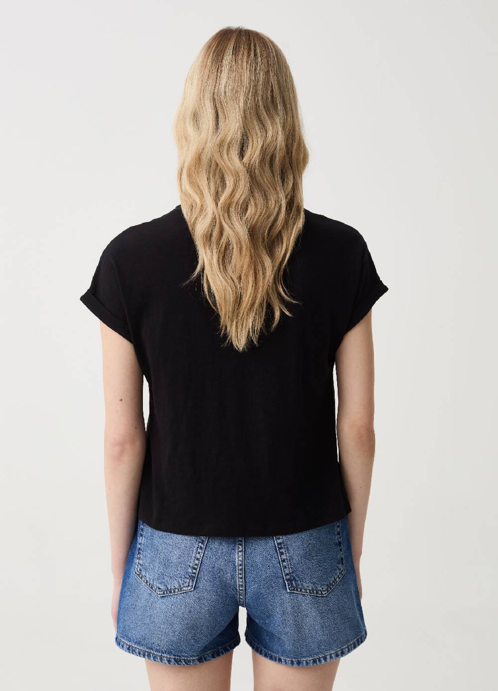 Ovs T-shirt In Cotone Con Inserto Crochet