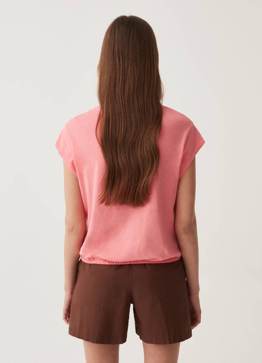 Ovs T-shirt In Cotone Con Maniche A Kimono