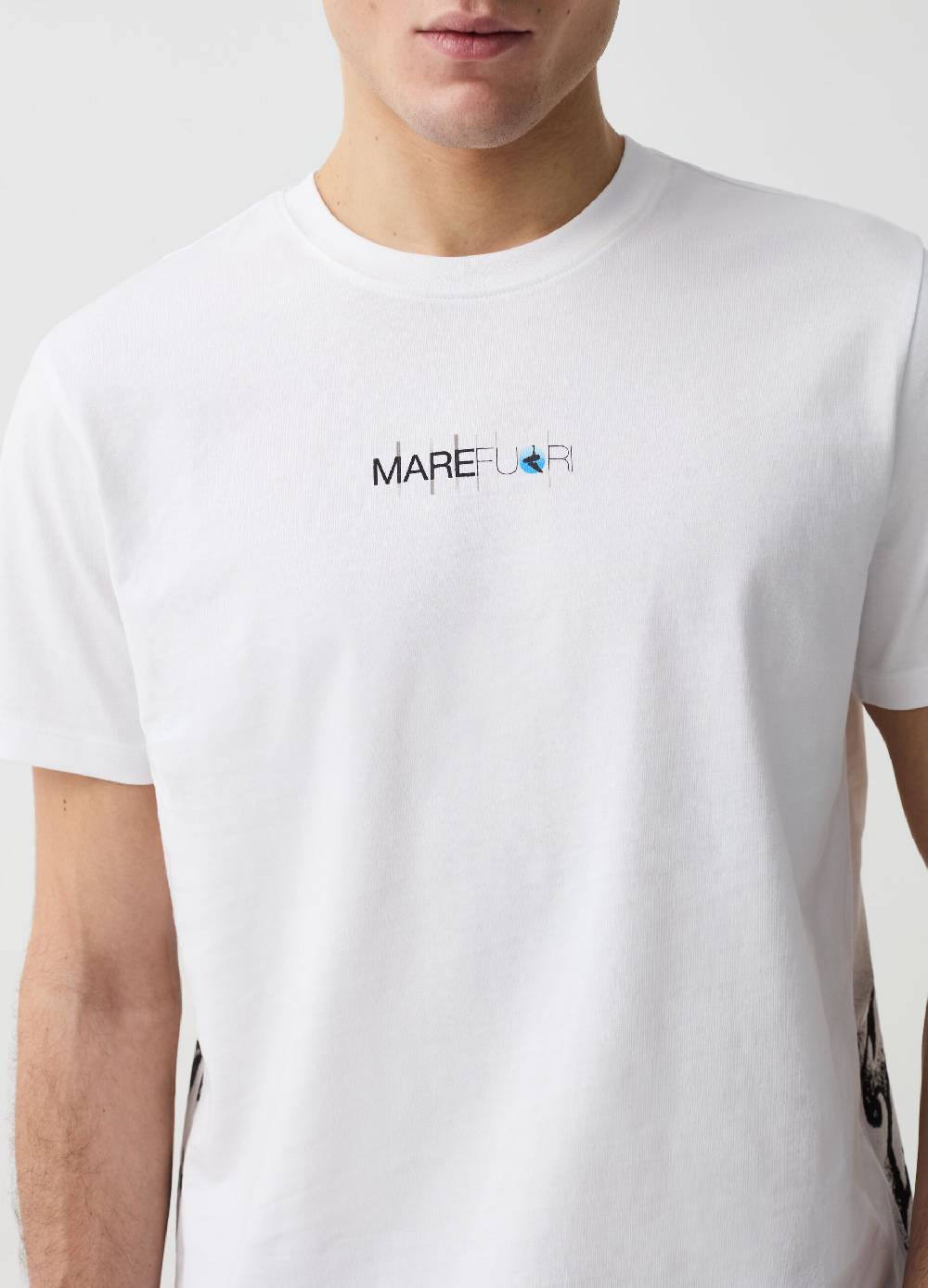 Ovs T-shirt In Cotone Con Maxi Stampa MARE FUORI