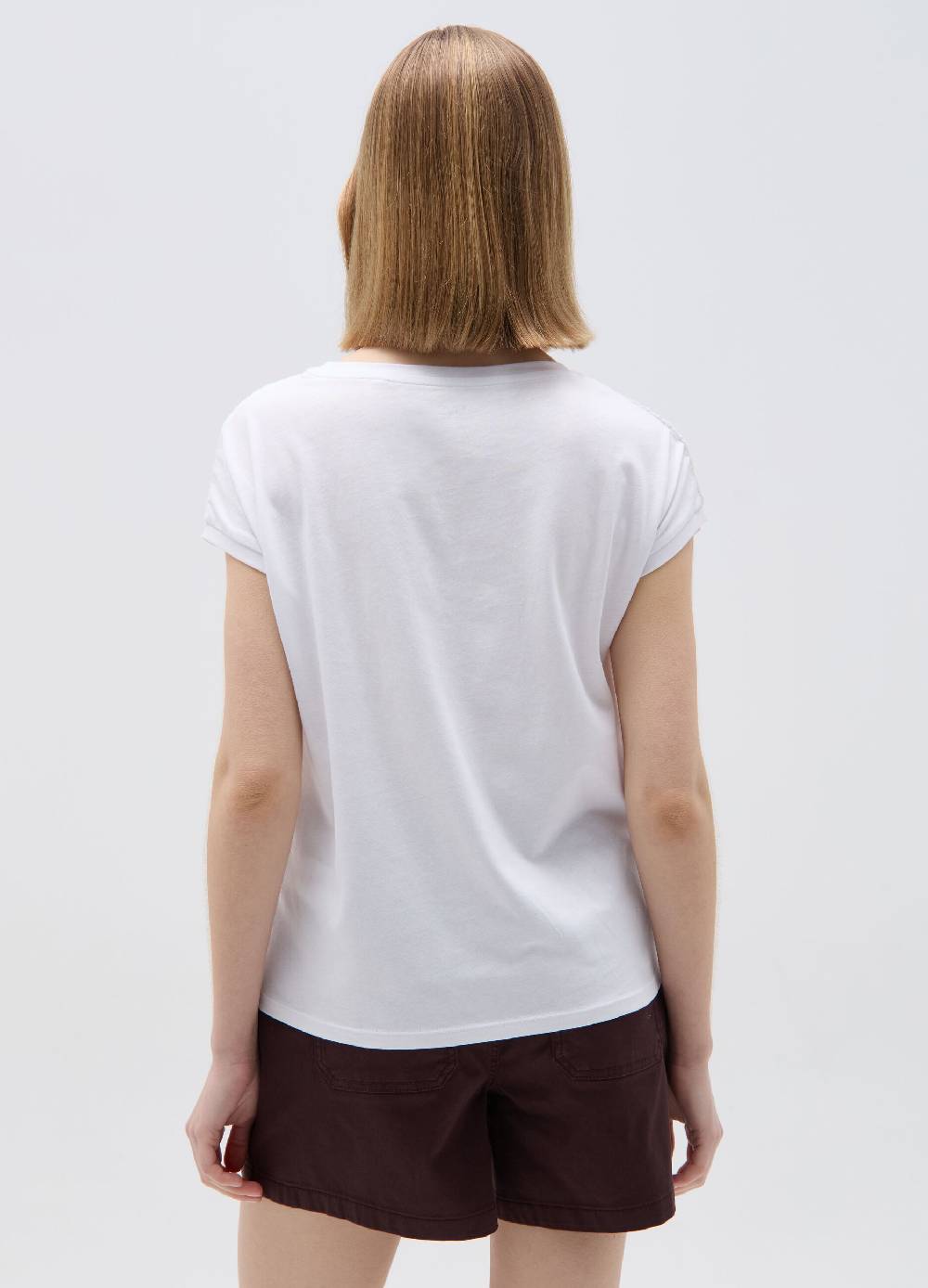 Ovs T-shirt In Cotone Con Sangallo