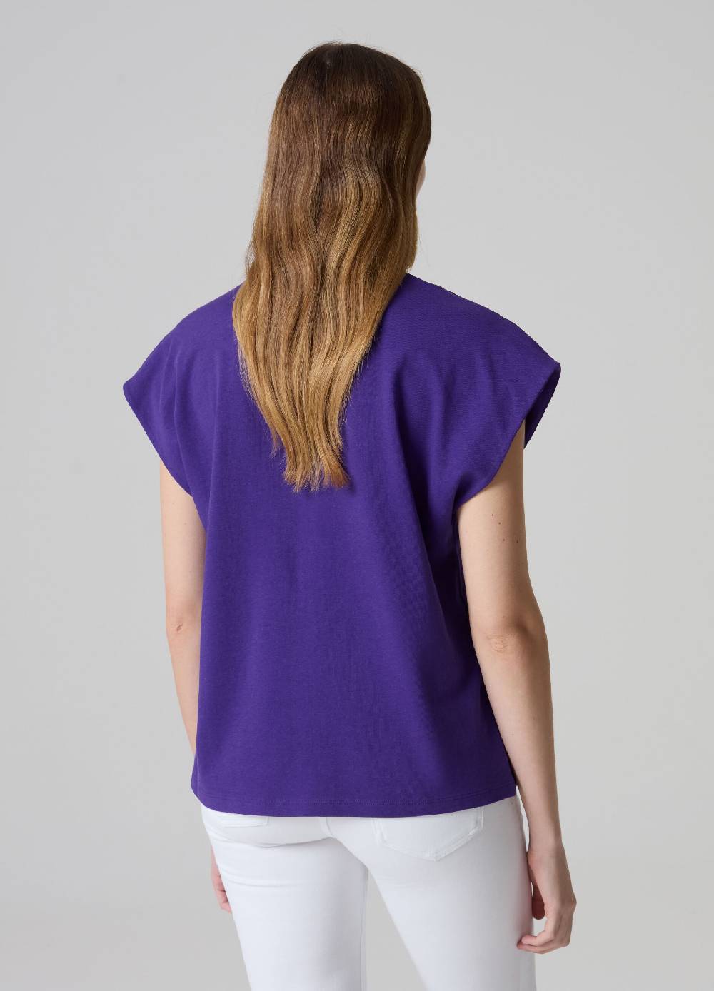 Ovs T-shirt In Cotone Con Scollo A V