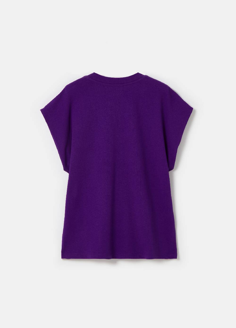 Ovs T-shirt In Cotone Con Scollo A V