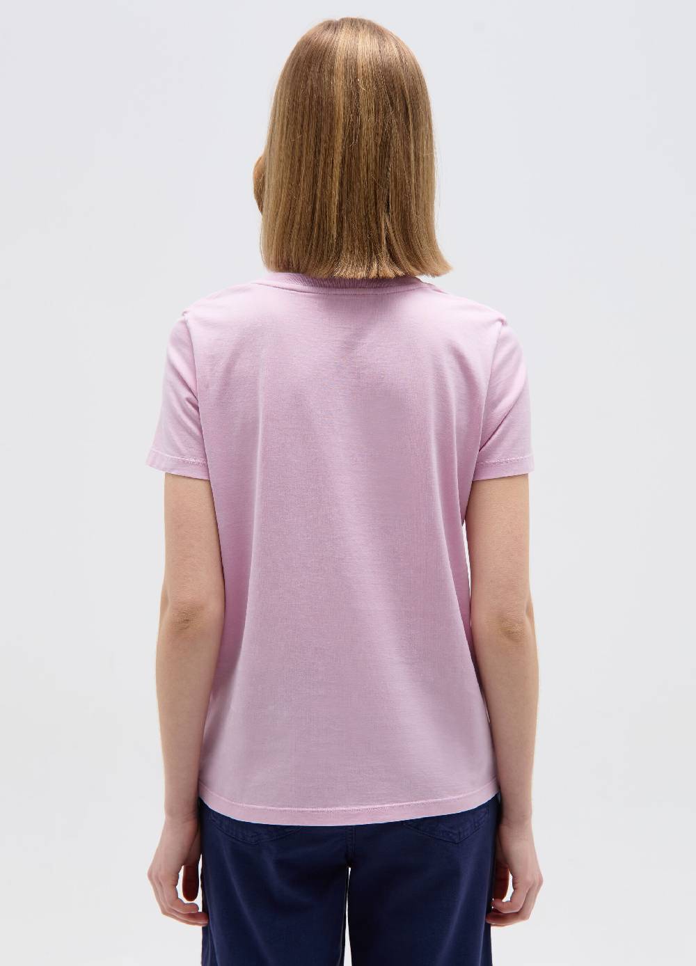 Ovs T-shirt In Cotone Con Scollo A V