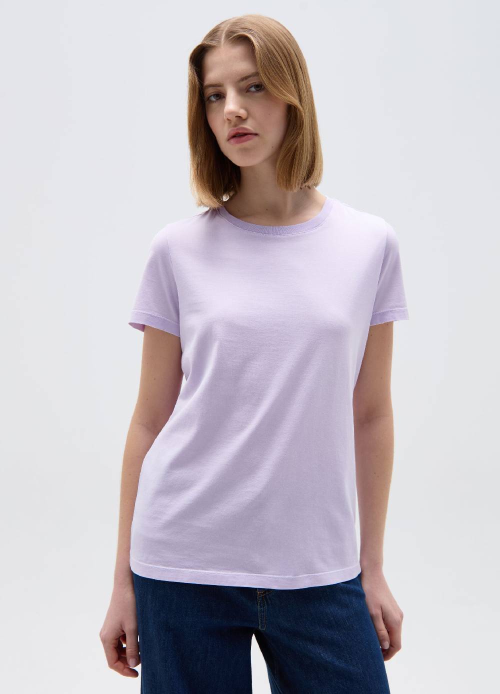 Ovs T-shirt In Cotone Con Scollo Rotondo