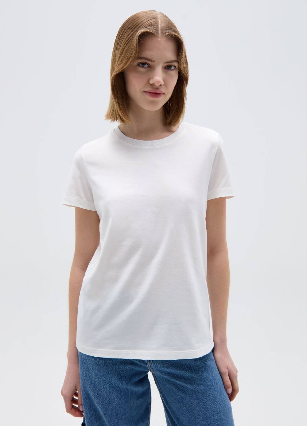 Ovs T-shirt In Cotone Con Scollo Rotondo