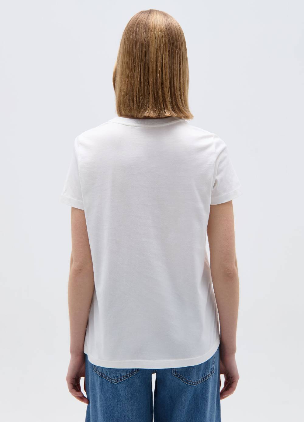 Ovs T-shirt In Cotone Con Scollo Rotondo