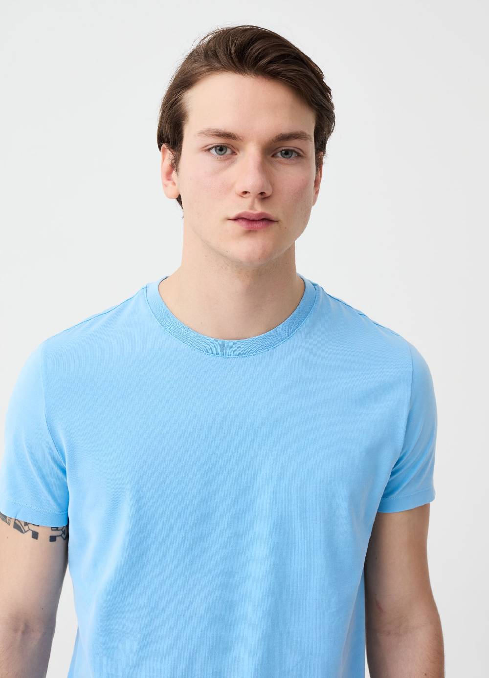 Ovs T-shirt In Cotone Con Scollo Rotondo