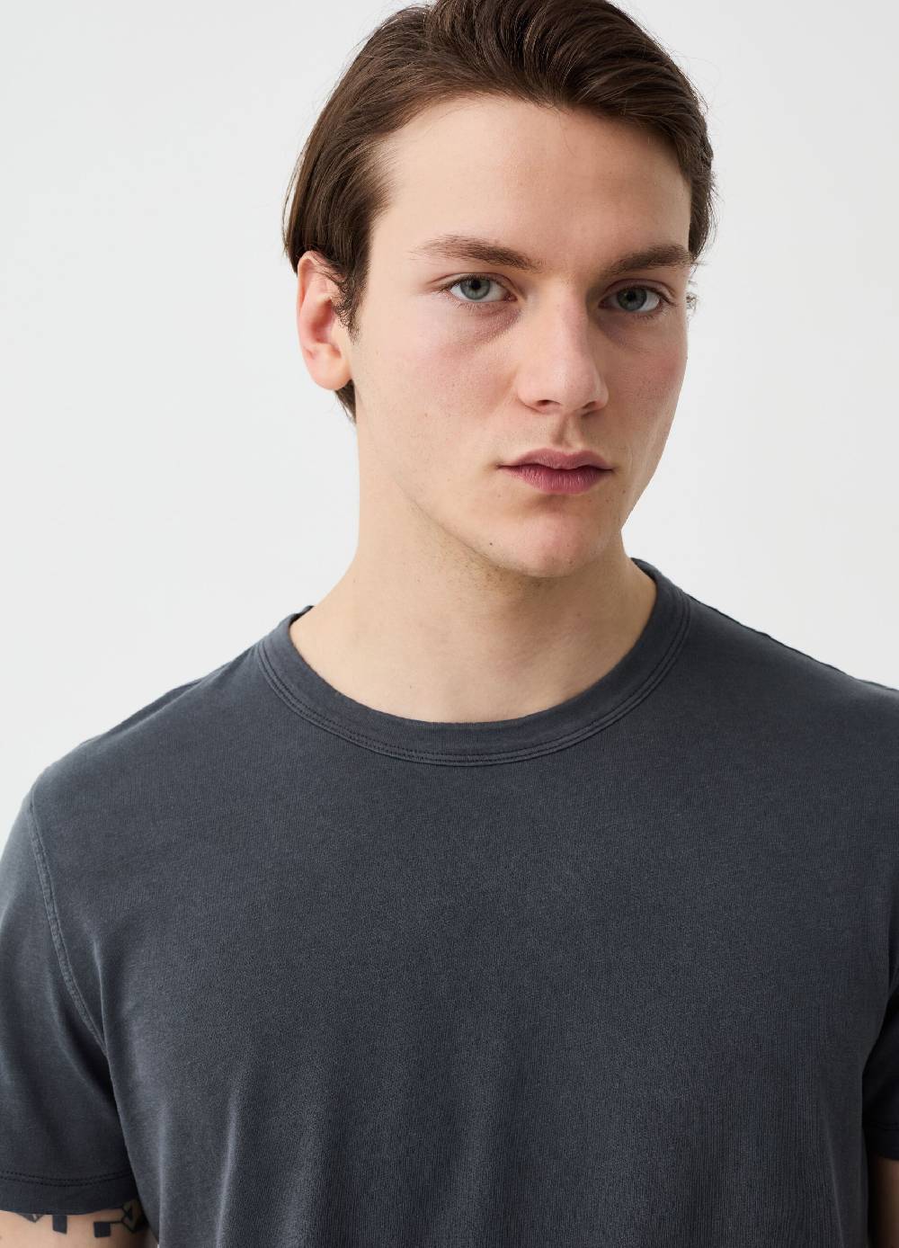 Ovs T-shirt In Cotone Con Scollo Rotondo