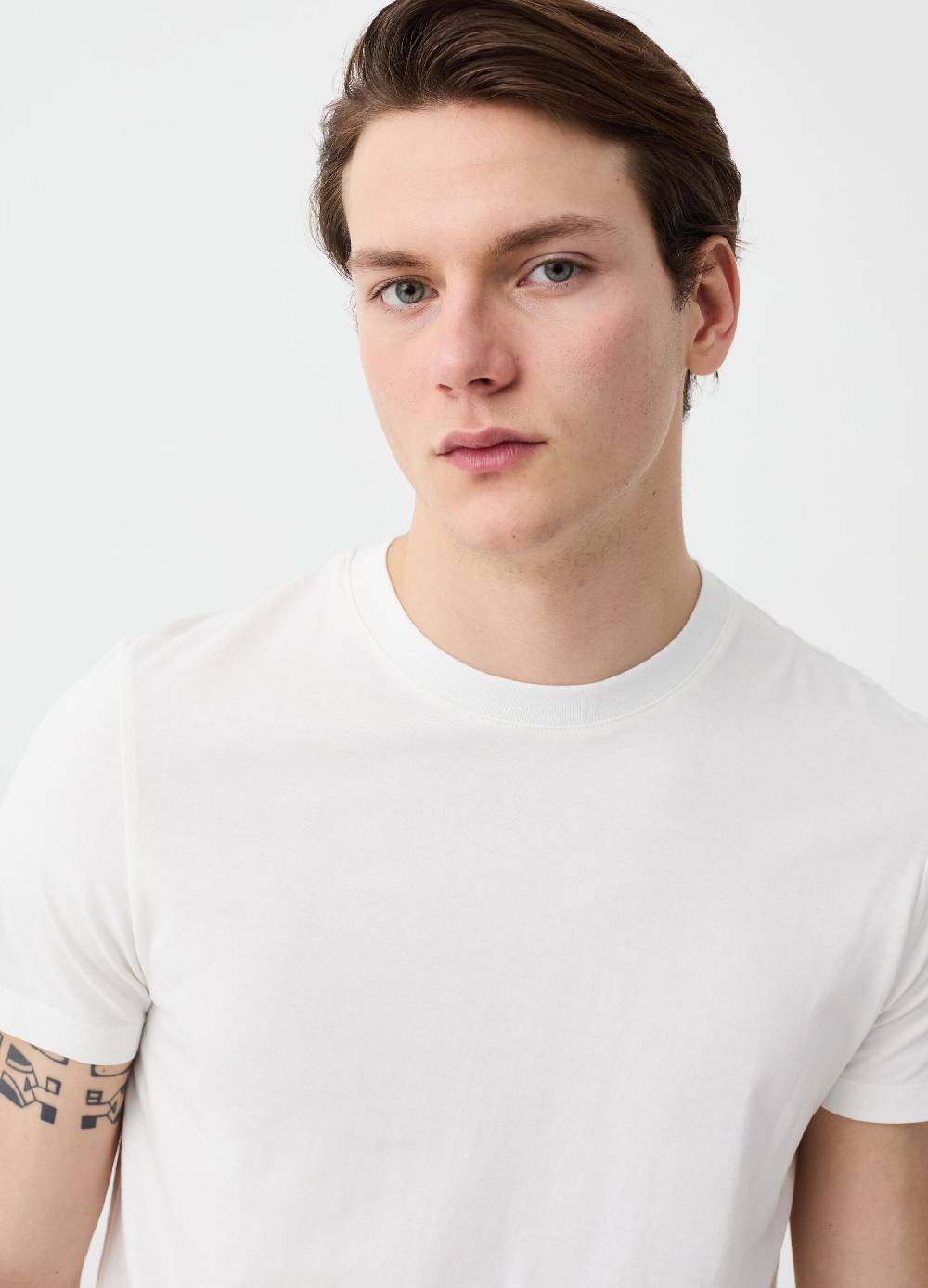 Ovs T-shirt In Cotone Con Scollo Rotondo