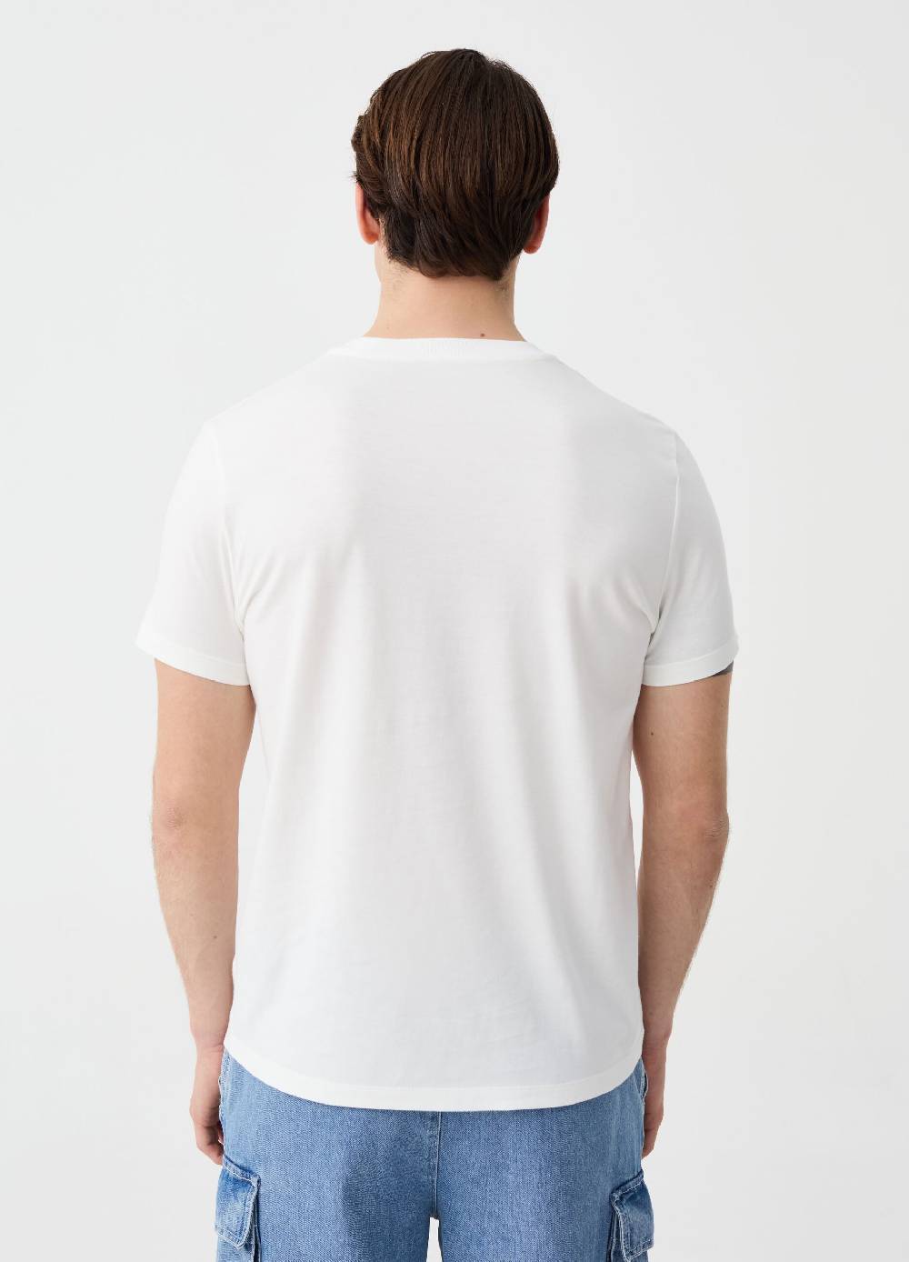 Ovs T-shirt In Cotone Con Scollo Rotondo