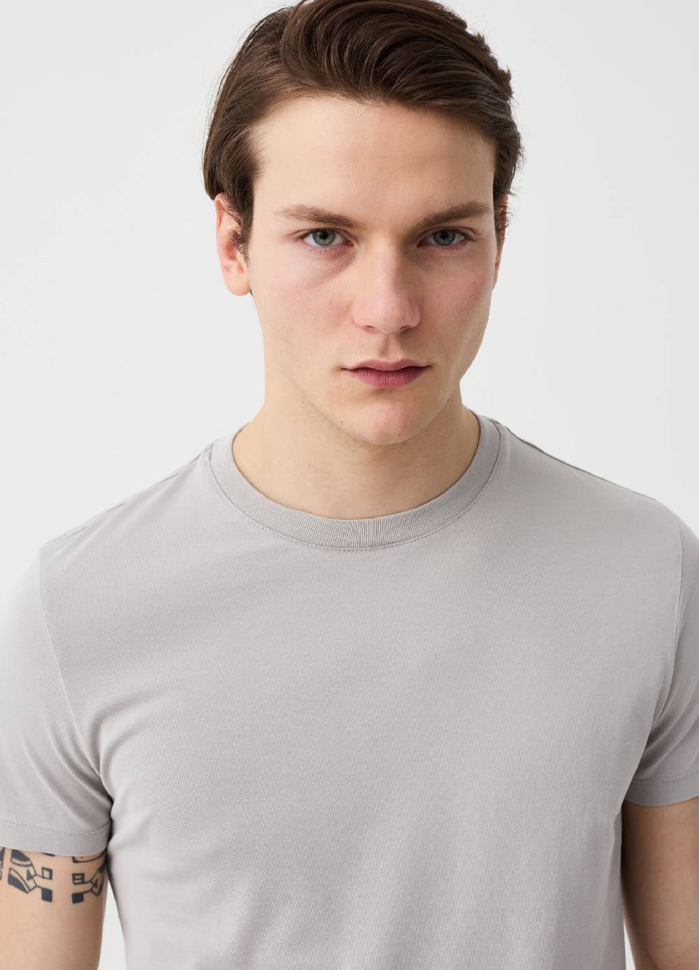 Ovs T-shirt In Cotone Con Scollo Rotondo