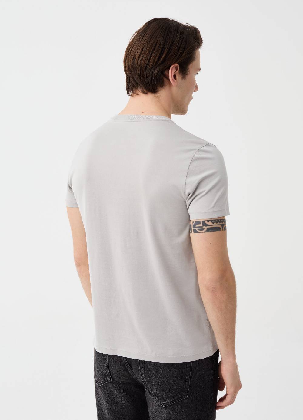 Ovs T-shirt In Cotone Con Scollo Rotondo
