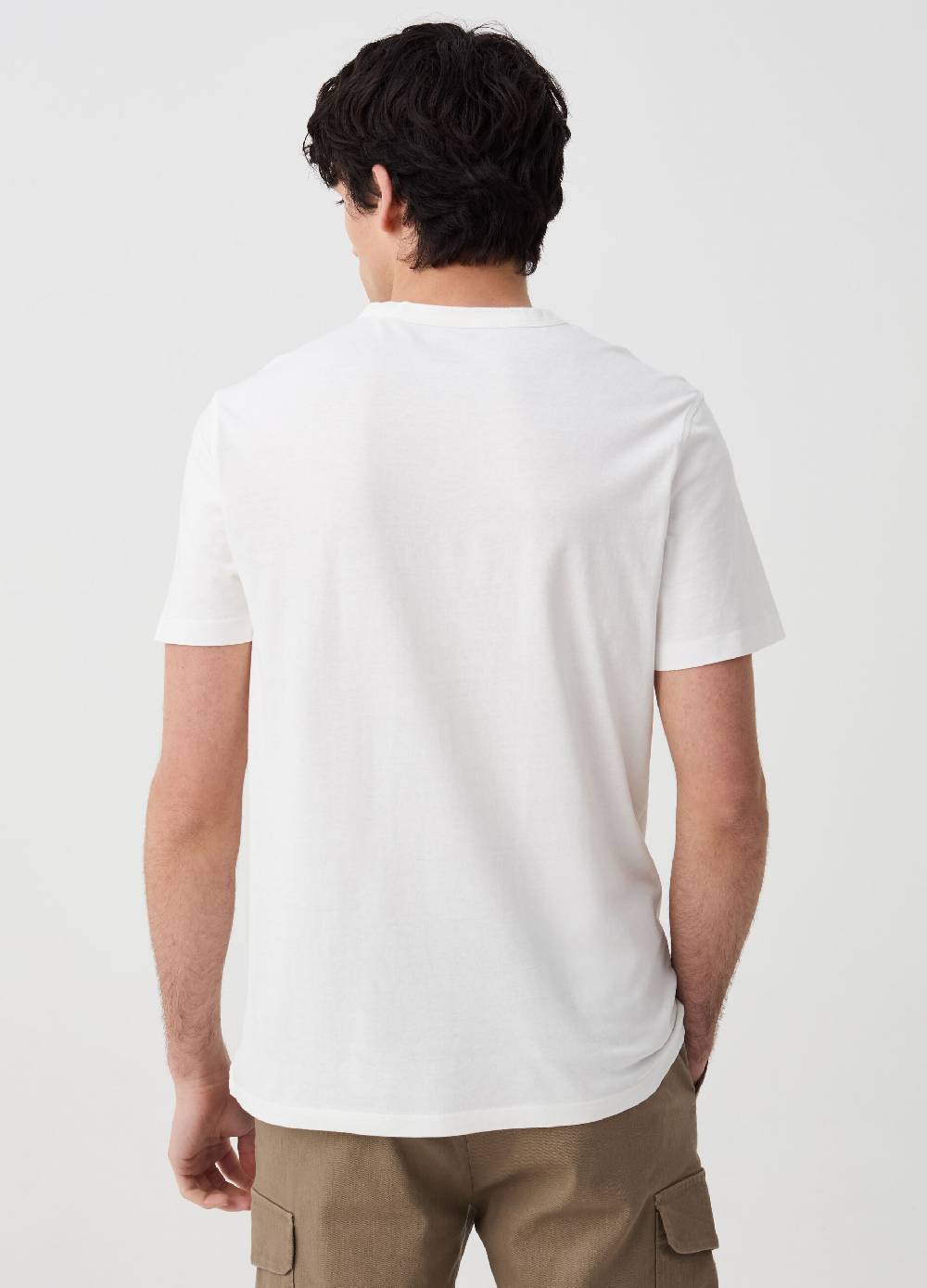 Ovs T-shirt In Cotone Con Scollo Rotondo