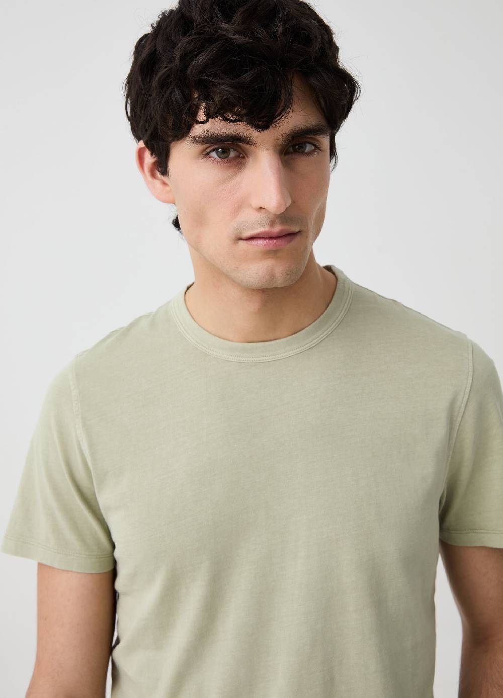 Ovs T-shirt In Cotone Con Scollo Rotondo