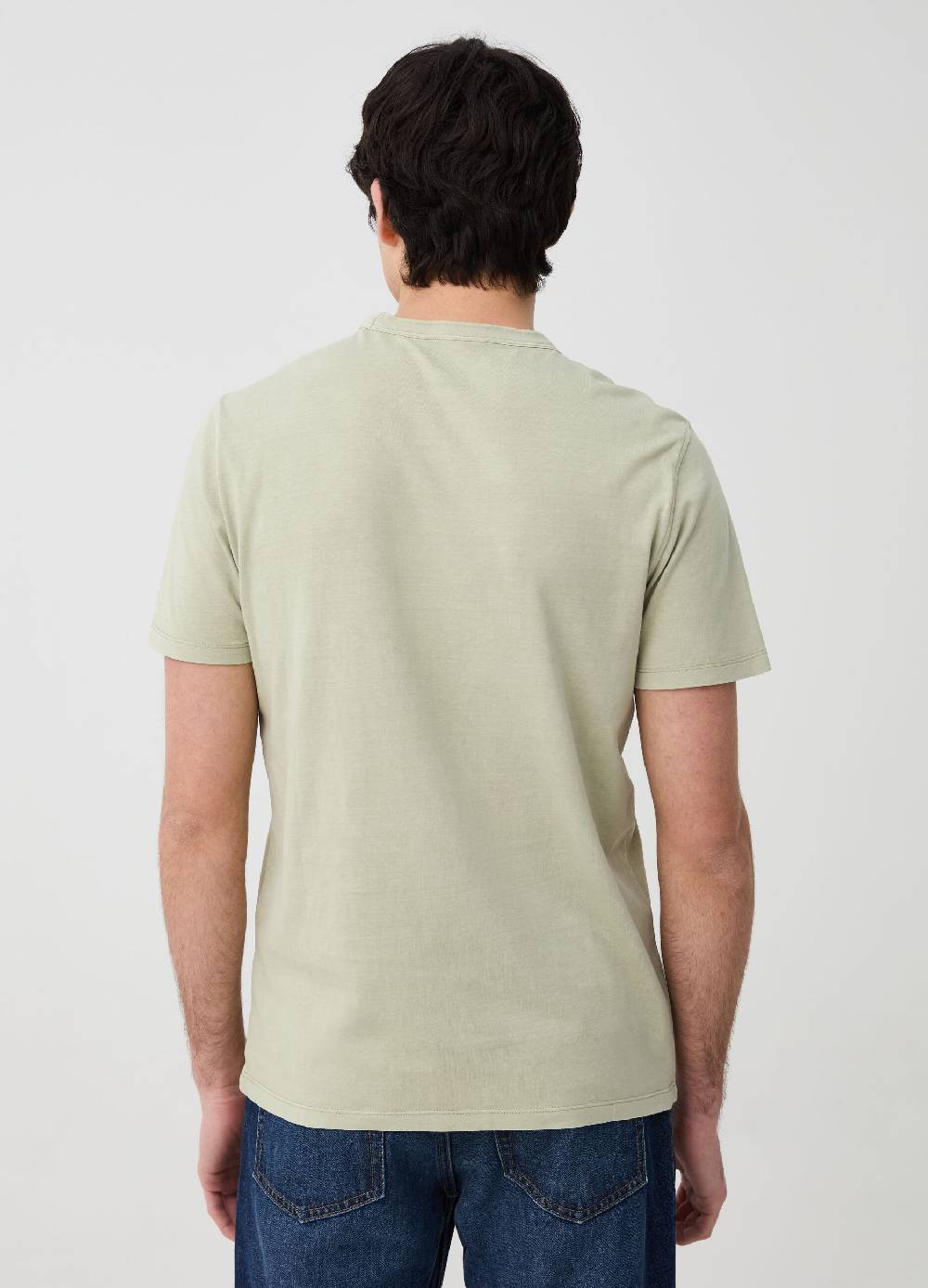 Ovs T-shirt In Cotone Con Scollo Rotondo
