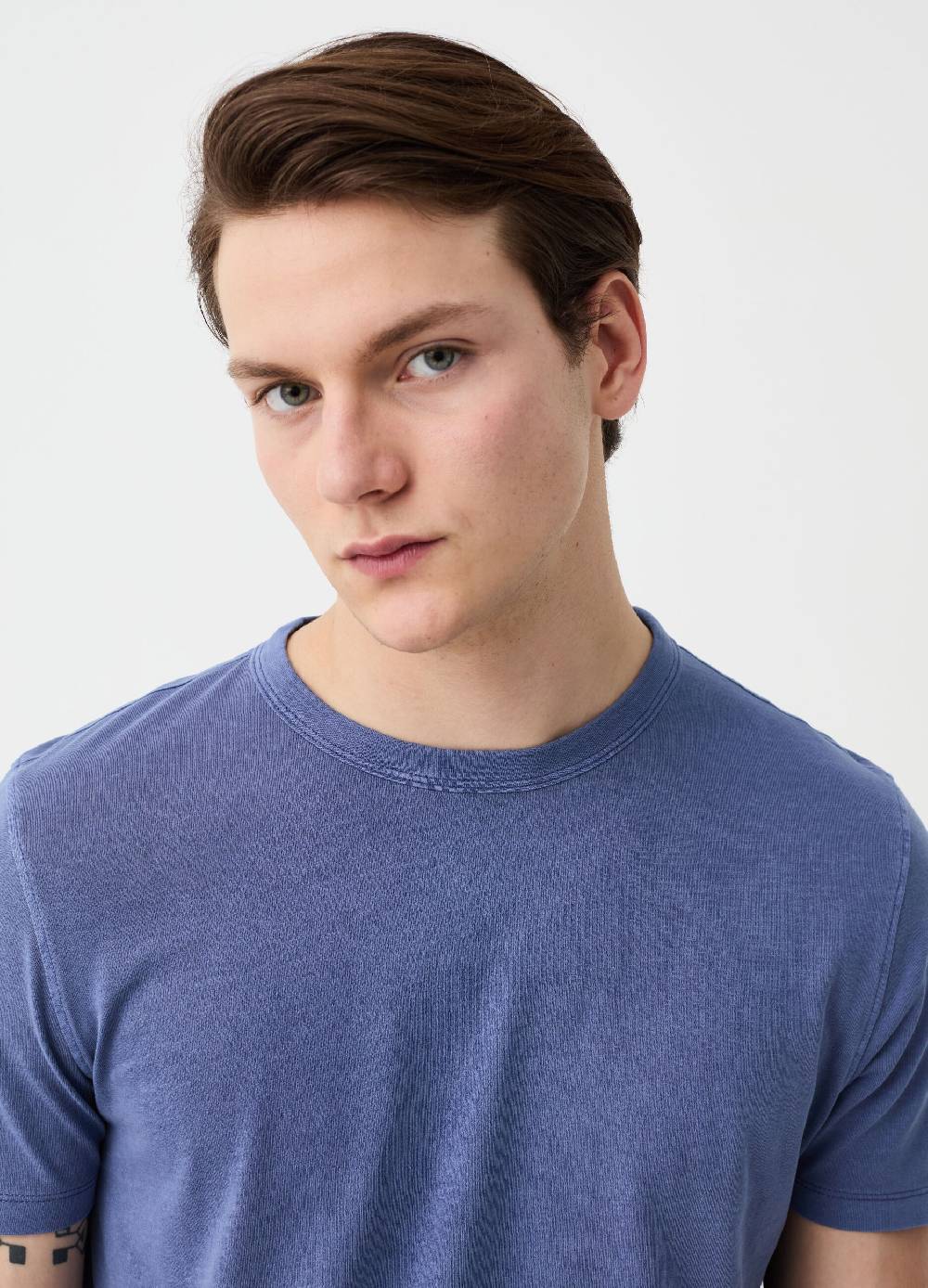 Ovs T-shirt In Cotone Con Scollo Rotondo