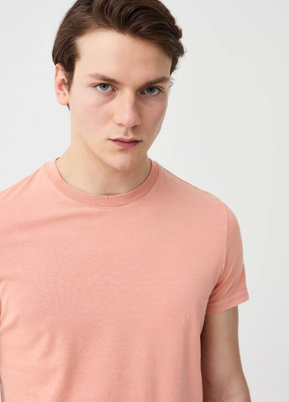 Ovs T-shirt In Cotone Con Scollo Rotondo