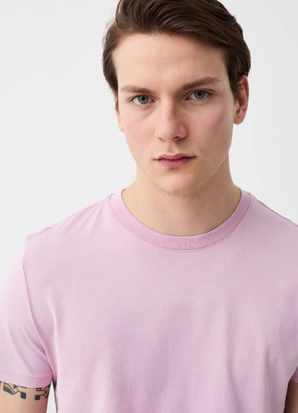 Ovs T-shirt In Cotone Con Scollo Rotondo