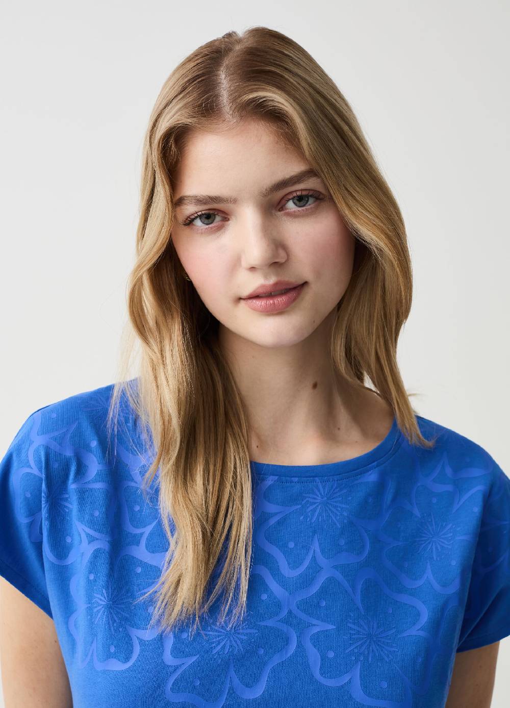 Ovs T-shirt In Cotone Con Stampa A Fiori