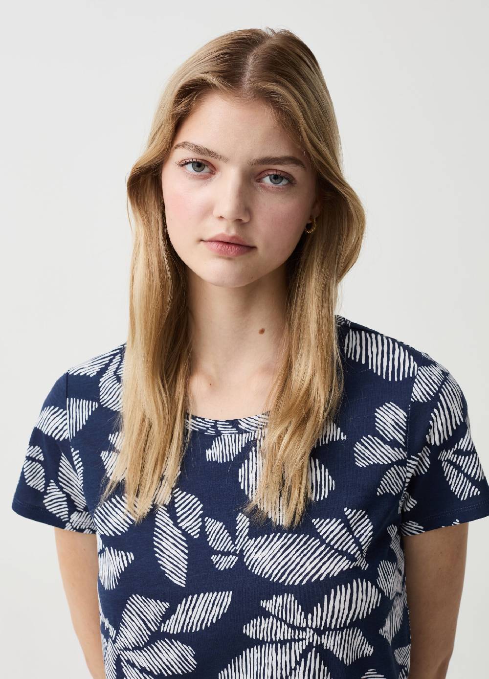 Ovs T-shirt In Cotone Con Stampa All-over