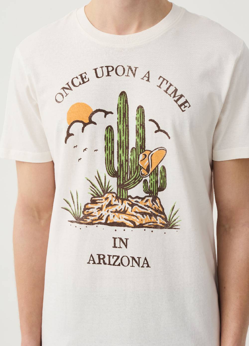 Ovs T-shirt In Cotone Con Stampa Arizona