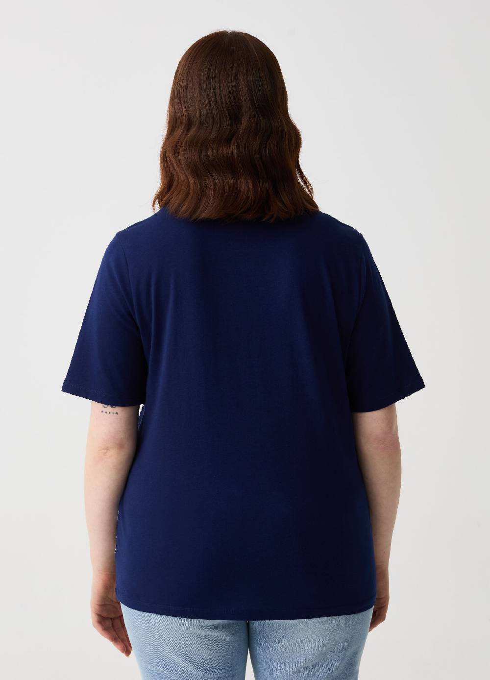 Ovs T-shirt In Cotone Con Stampa Boho Curvy