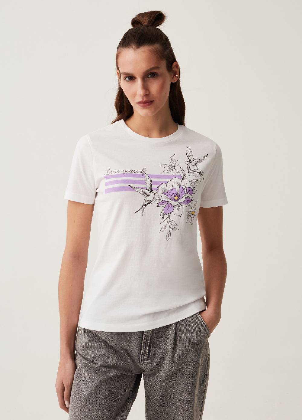 Ovs T-shirt In Cotone Con Stampa