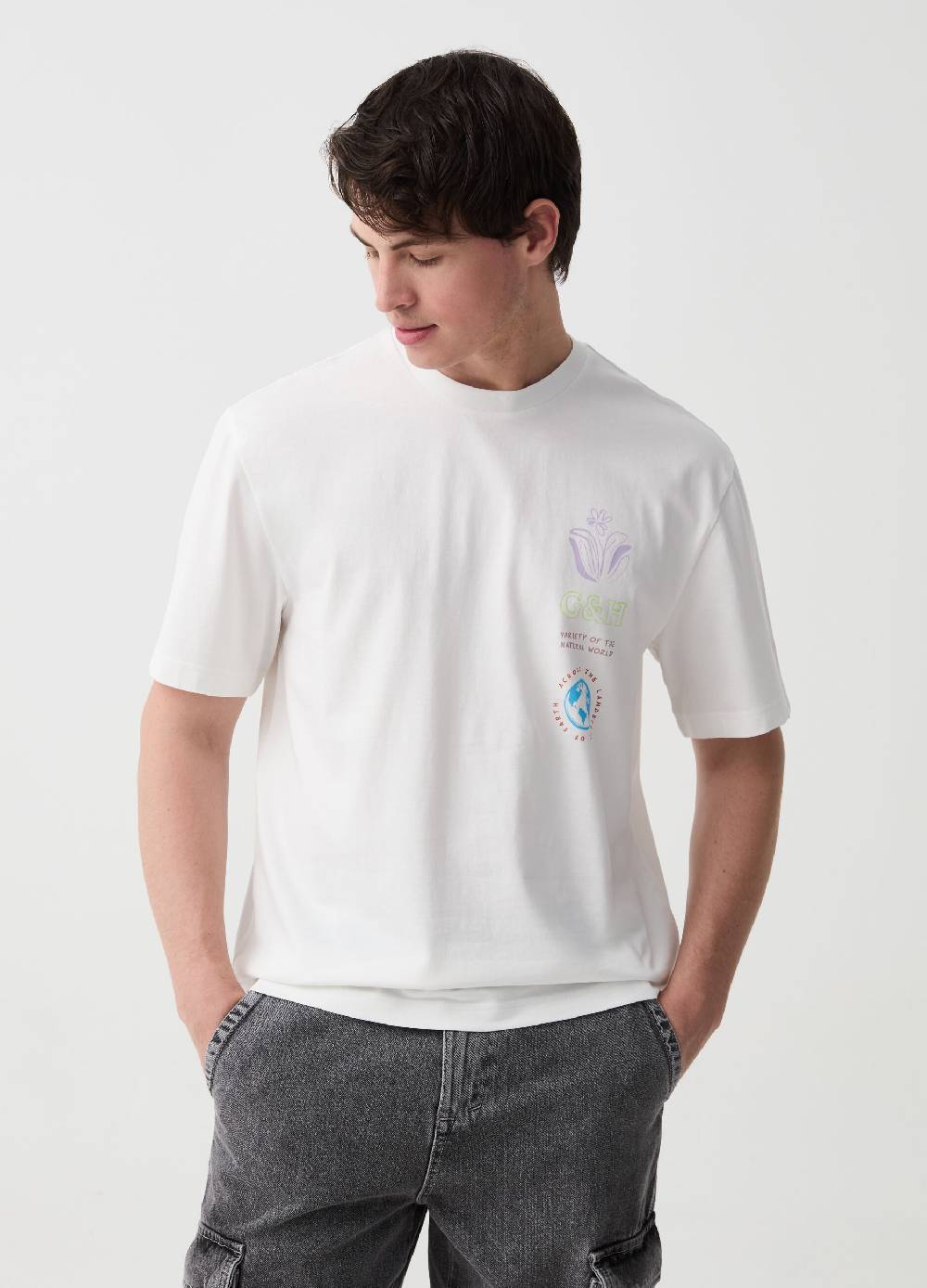 Ovs T-shirt in cotone con stampa