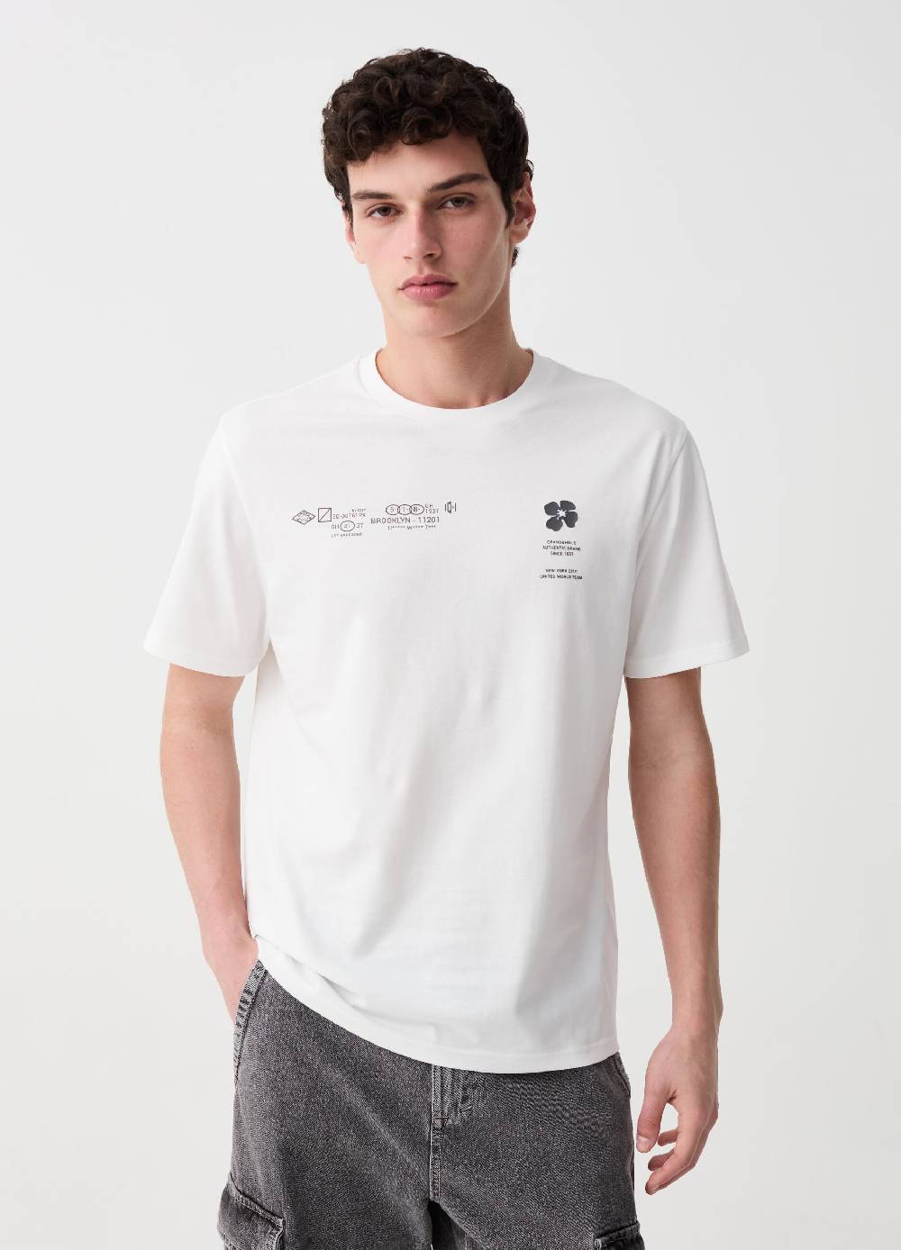 Ovs T-shirt In Cotone Con Stampa