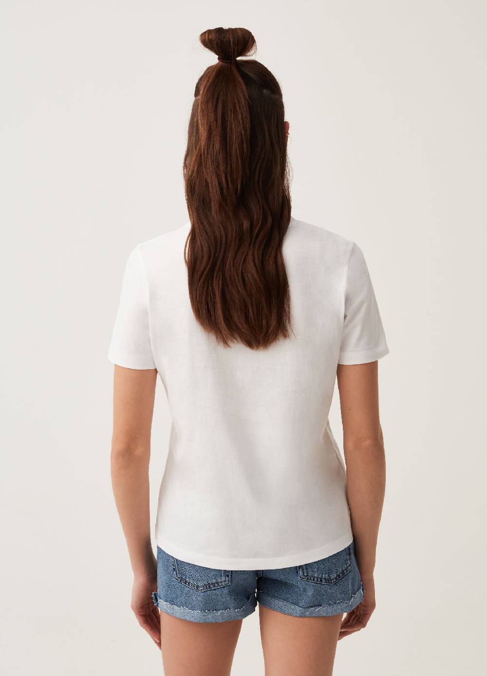 Ovs T-shirt In Cotone Con Stampa Glitter