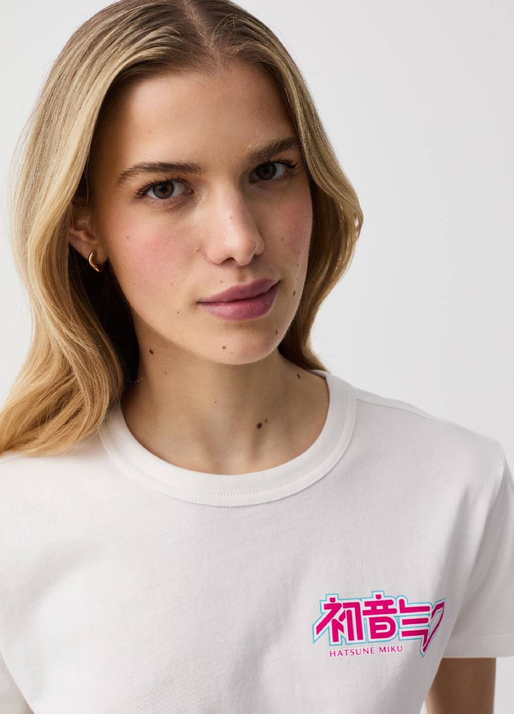 Ovs T-shirt In Cotone Con Stampa Hatsune Miku