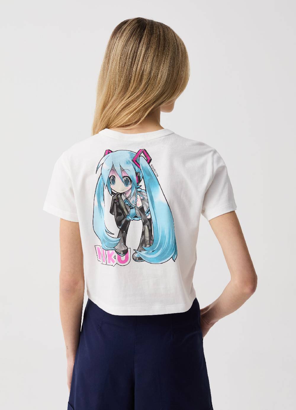 Ovs T-shirt In Cotone Con Stampa Hatsune Miku