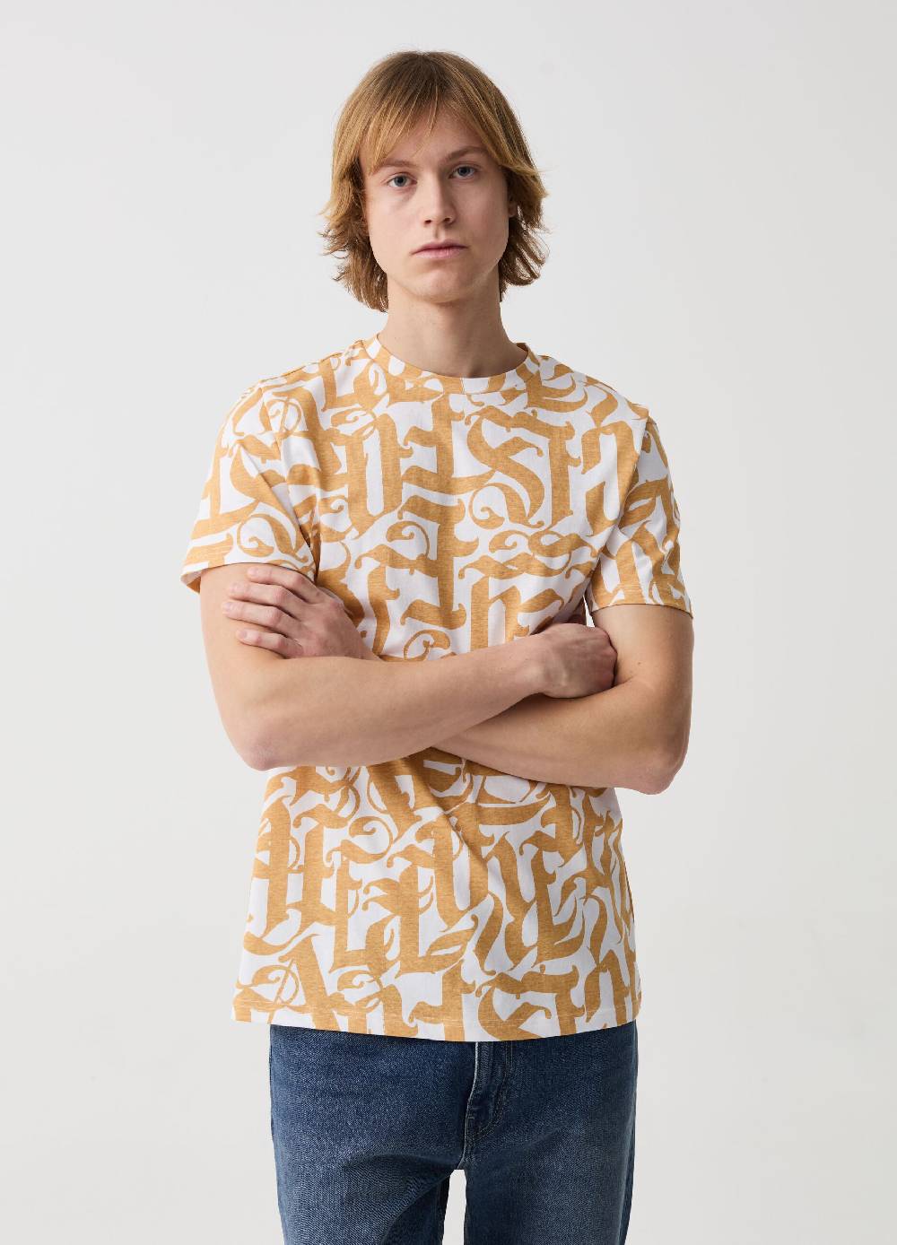 Ovs T-shirt In Cotone Con Stampa Lettering