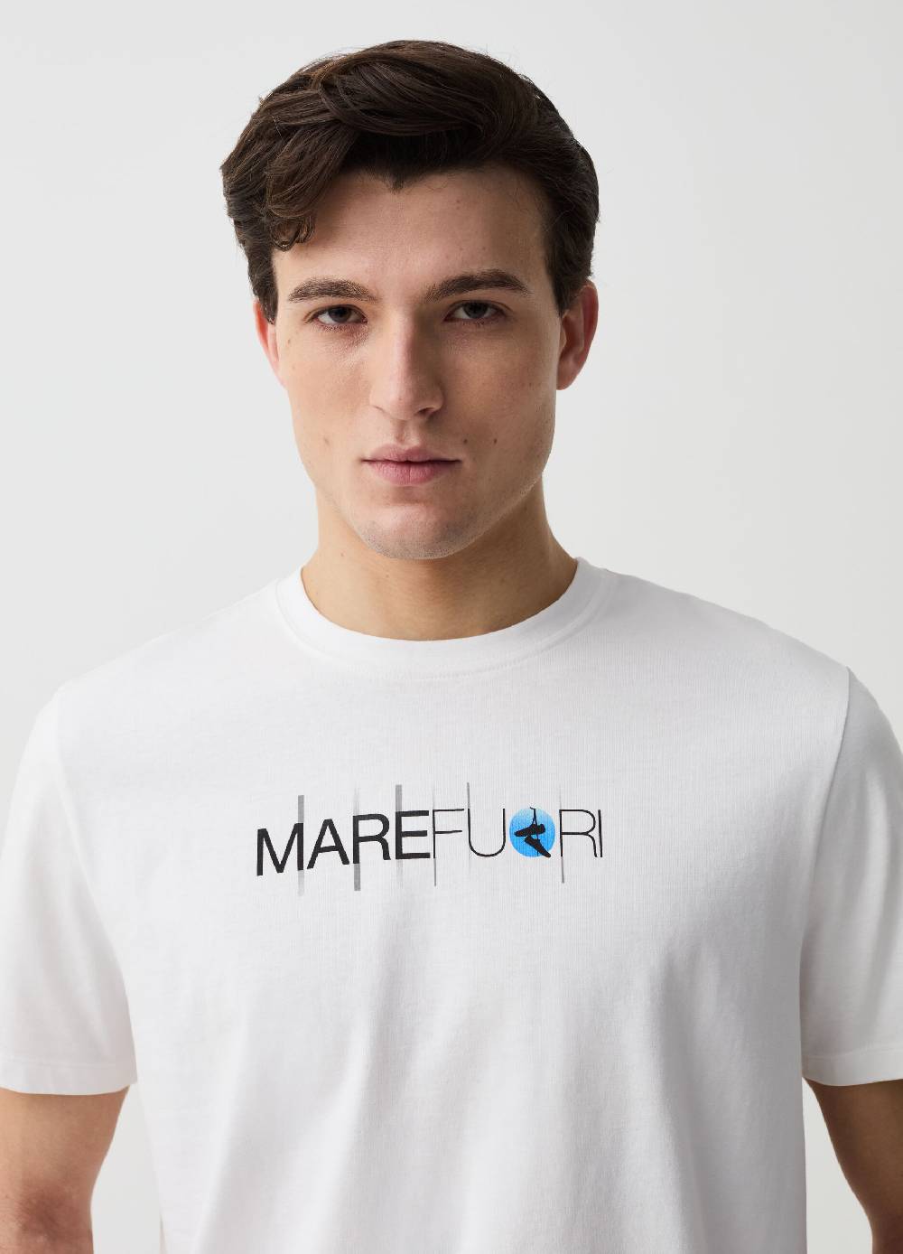 Ovs T-shirt In Cotone Con Stampa MARE FUORI