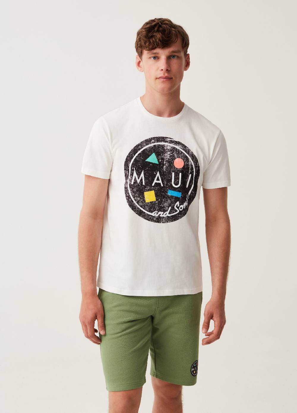 Ovs T-shirt In Cotone Con Stampa Maui And Sons