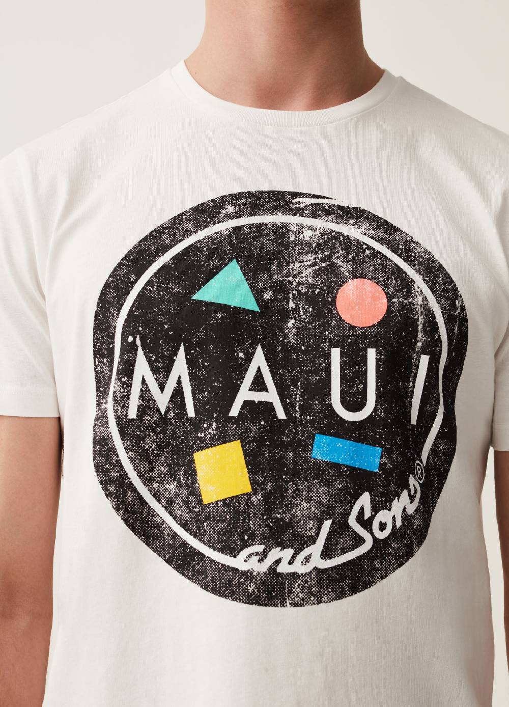 Ovs T-shirt In Cotone Con Stampa Maui And Sons