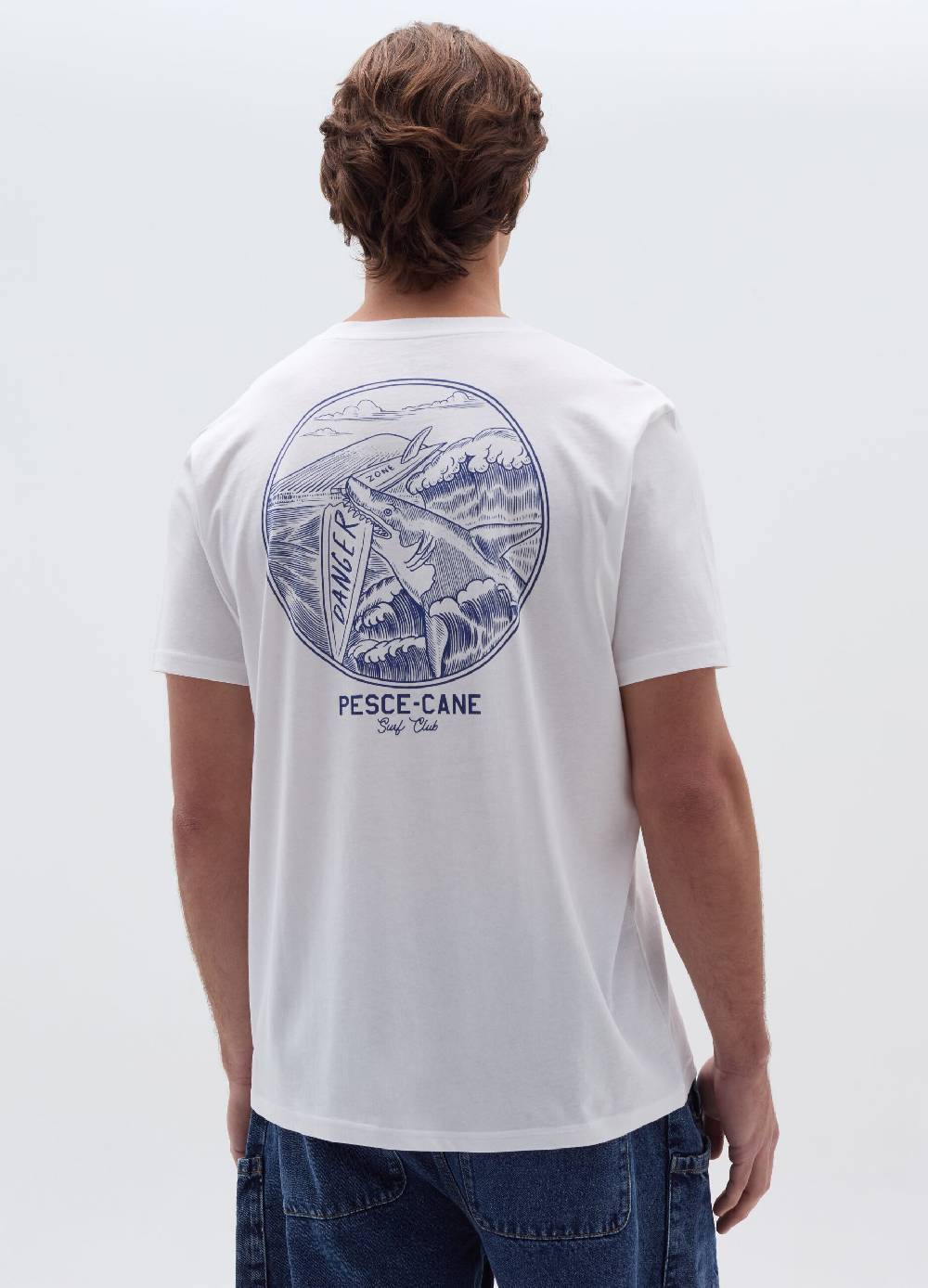 Ovs T-shirt In Cotone Con Stampa Motivo Surf