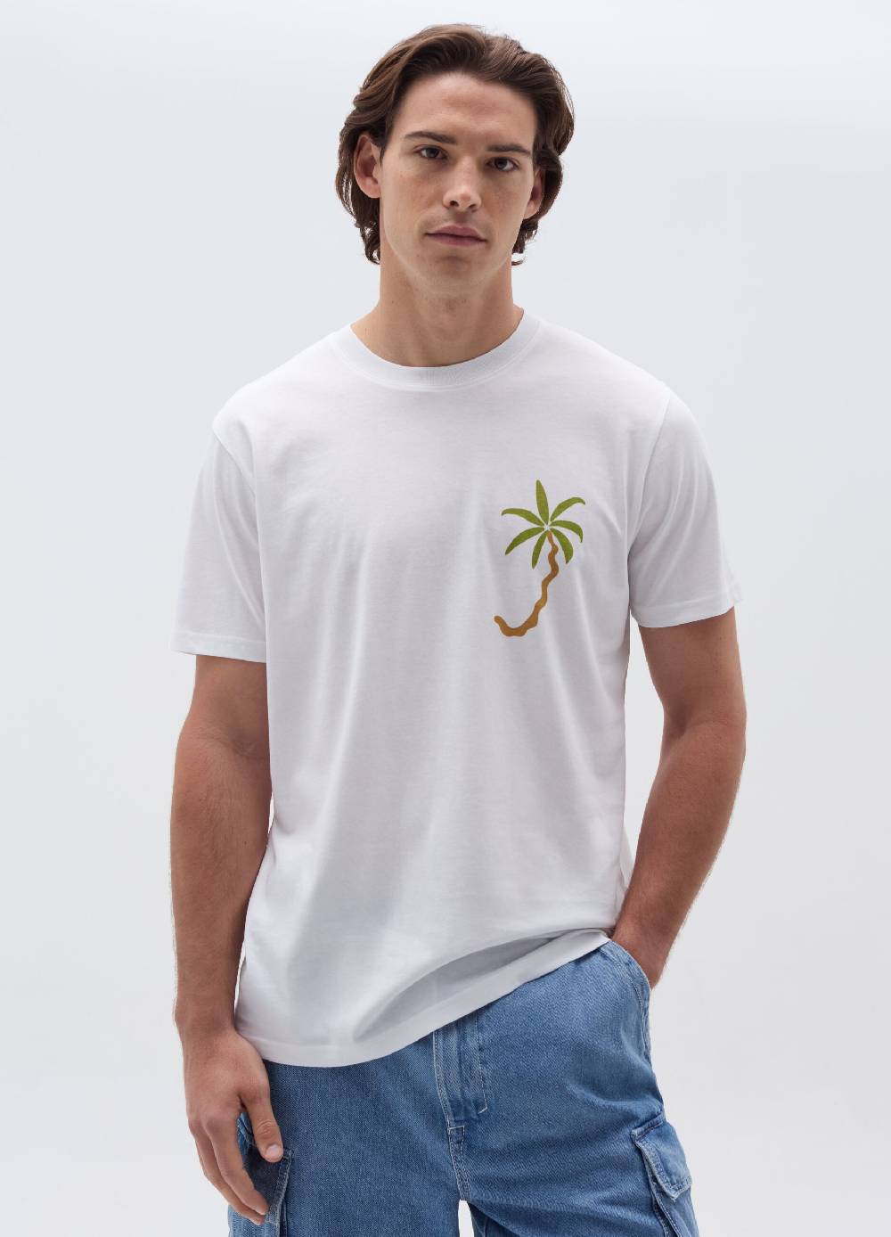 Ovs T-shirt in cotone con stampa motivo surf