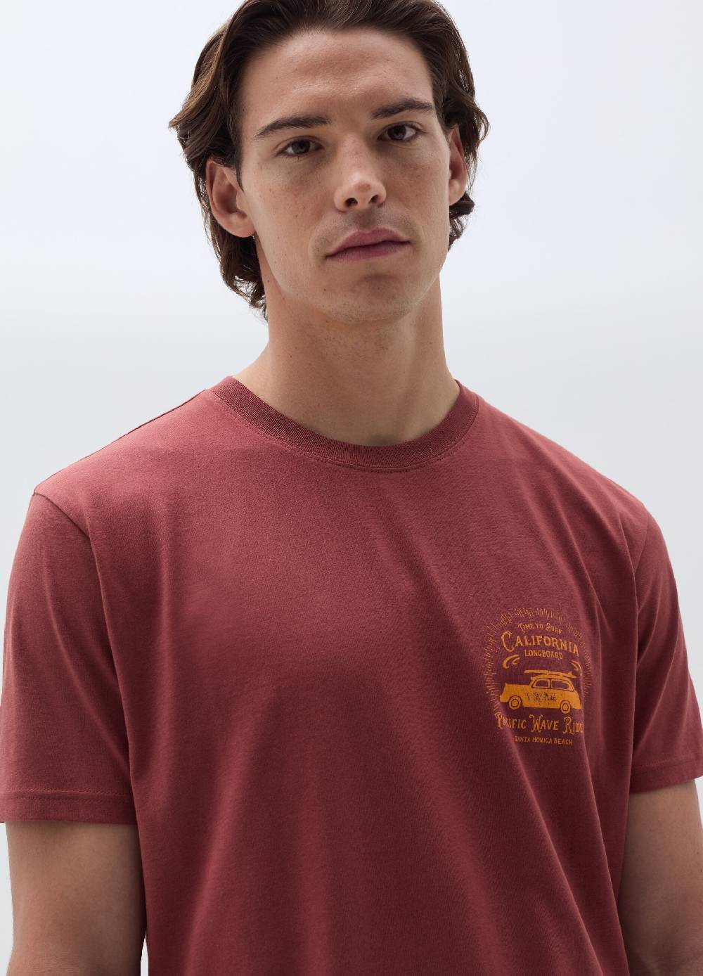 Ovs T-shirt in cotone con stampa motivo surf