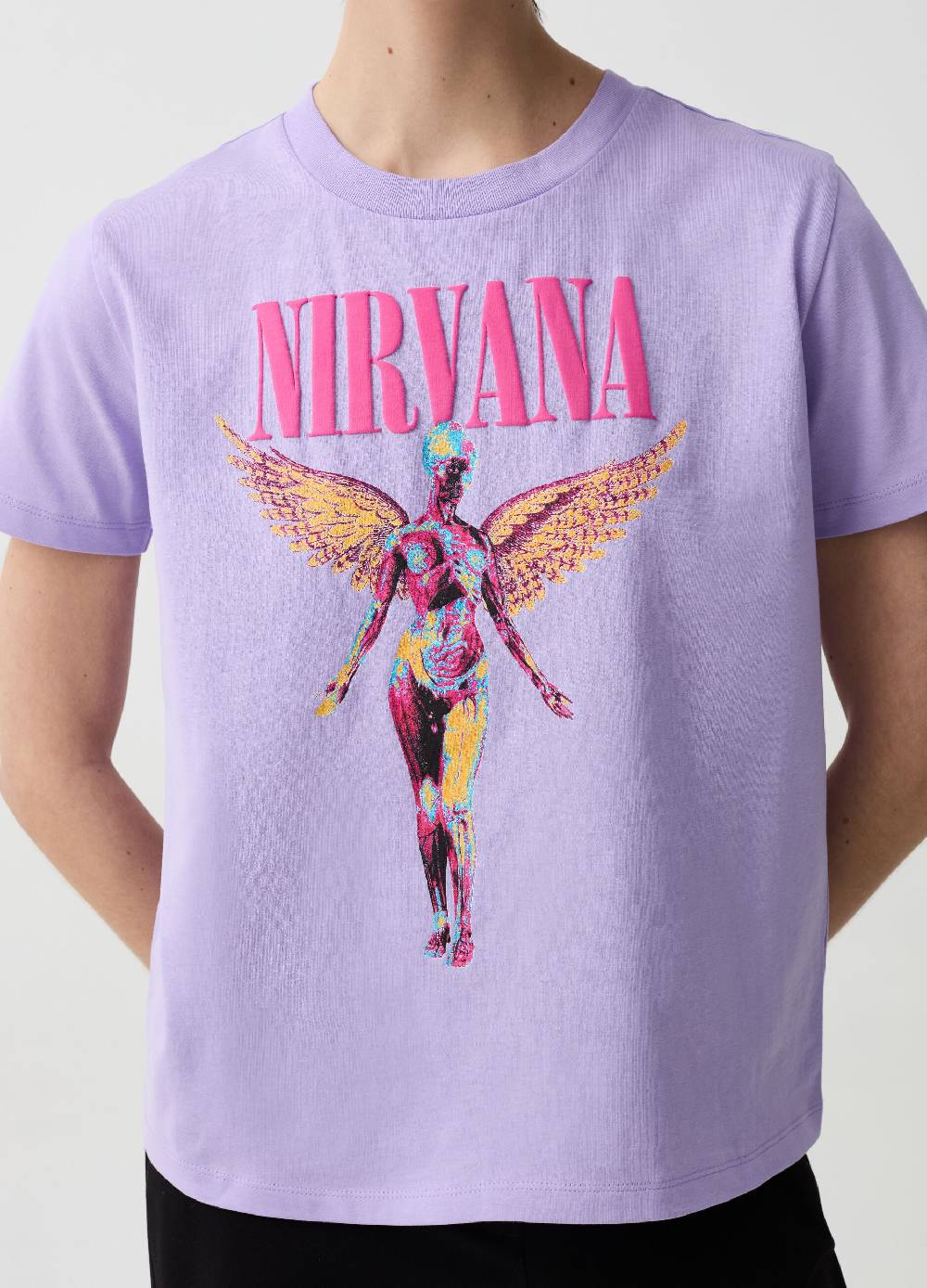 Ovs T-shirt In Cotone Con Stampa Nirvana